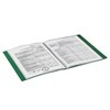 Папка 40 вкладышей BRAUBERG стандарт, зеленая, 0,7 мм, 221601 - фото 2613207