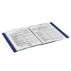 Папка 30 вкладышей BRAUBERG стандарт, синяя, 0,6 мм, 221599 - фото 2613276