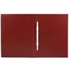 Папка с пластиковым скоросшивателем BRAUBERG "Office", красная, до 100 листов, 0,5 мм, 222643 - фото 2613382
