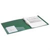 Папка на 2 кольцах BRAUBERG "Contract", 35 мм, зеленая, до 270 листов, 0,9 мм, 221794 - фото 2613592