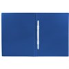 Папка с пластиковым скоросшивателем BRAUBERG "Office", синяя, до 100 листов, 0,5 мм, 222644 - фото 2613593