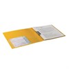 Папка с боковым металлическим прижимом и внутренним карманом BRAUBERG "Contract", желтая, до 100 л., 0,7 мм, бизнес-класс, 221790 - фото 2613602