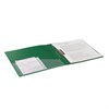 Папка с боковым металлическим прижимом и внутренним карманом BRAUBERG "Contract", зеленая, до 100 л., 0,7 мм, бизнес-класс, 221789 - фото 2613671