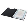 Папка-планшет BRAUBERG "Стандарт", А4 (310х230 мм), с прижимом и крышкой, пластик, черная, 0,9 мм, 221646 - фото 2613693