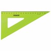 Набор чертежный большой ПИФАГОР (линейка 30 см, 2 треугольника, транспортир), прозрачный, неоновый, пакет, 210629 - фото 2613724