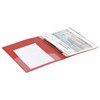 Папка с металлическим скоросшивателем и внутренним карманом BRAUBERG "Contract", красная, до 100 л., 0,7 мм, бизнес-класс, 221783 - фото 2613873