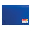 Папка на резинках BRAUBERG "Business", А4, 6 отделений, пластиковый индекс, синяя, 0,5 мм, 224144 - фото 2613901