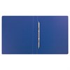 Папка с металлическим пружинным скоросшивателем BRAUBERG, картон/ПВХ, 35 мм, синяя, до 290 листов, 223187 - фото 2613926
