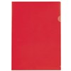 Папка-уголок BRAUBERG, красная 0,10 мм, 223967 - фото 2613951