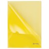 Папка-уголок жесткая BRAUBERG, желтая, 0,15 мм, 223968 - фото 2614045