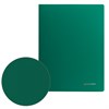 Папка с пластиковым скоросшивателем BRAUBERG "Office", зеленая, до 100 листов, 0,5 мм, 222642 - фото 2614348