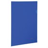 Папка-уголок жесткая, непрозрачная BRAUBERG, синяя, 0,15 мм, 224880 - фото 2614401