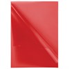 Папка-уголок BRAUBERG, красная 0,10 мм, 223967 - фото 2614559