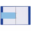 Разделители листов (полосы 240х105 мм) картонные, КОМПЛЕКТ 100 штук, голубые, BRAUBERG, 223973 - фото 2614692