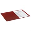 Папка с пластиковым скоросшивателем BRAUBERG "Office", красная, до 100 листов, 0,5 мм, 222643 - фото 2614719