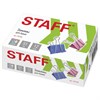 Зажимы для бумаг STAFF "Profit", КОМПЛЕКТ 12 шт., 51 мм, на 230 листов, цветные, картонная коробка, 225160 - фото 2614725