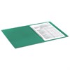 Папка с пластиковым скоросшивателем BRAUBERG "Office", зеленая, до 100 листов, 0,5 мм, 222642 - фото 2614827