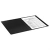 Папка с пластиковым скоросшивателем BRAUBERG "Office", черная, до 100 листов, 0,5 мм, 222645 - фото 2615122
