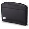 Папка-портфель пластиковая BRAUBERG А4+ (355х290х60 мм), выдвижные ручки, 9 отделений, 1 карман, черная, 225168 - фото 2615388