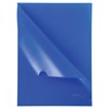 Папка-уголок жесткая, непрозрачная BRAUBERG, синяя, 0,15 мм, 224880 - фото 2615518