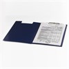 Папка-планшет BRAUBERG "Contract", А4 (315х230 мм), с прижимом и крышкой, пластиковая, синяя, сверхпрочная, 1,5 мм, 223488 - фото 2615556