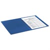 Папка с пластиковым скоросшивателем BRAUBERG "Office", синяя, до 100 листов, 0,5 мм, 222644 - фото 2615641