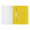 Скоросшиватель пластиковый STAFF, А4, 100/120 мкм, желтый, 225731 - фото 2615939