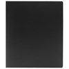 Папка на 2 кольцах STAFF, 40 мм, черная, до 300 листов, 0,5 мм, 225721 - фото 2615988
