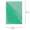 Папка-уголок BRAUBERG, зеленая, 0,10 мм, 223965 - фото 2615993