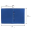 Папка с пластиковым скоросшивателем BRAUBERG "Office", синяя, до 100 листов, 0,5 мм, 222644 - фото 2616165