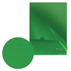 Папка-уголок жесткая, непрозрачная BRAUBERG, зеленая, 0,15 мм, 224881 - фото 2616497