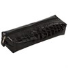 Пенал-косметичка BRAUBERG "Ultra black", "крокодиловая кожа", 20х6х4 см, 223909 - фото 2616597