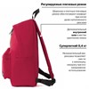 Рюкзак BRAUBERG СИТИ-ФОРМАТ один тон, универсальный, красный, 41х32х14 см, 225379 - фото 2616816