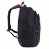 Рюкзак BRAUBERG TITANIUM универсальный, 3 отделения, черный, красные вставки, 45х28х18 см, 226376 - фото 2617289