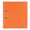 Папка-регистратор BRAUBERG с покрытием из ПВХ, 80 мм, с уголком, оранжевая (удвоенный срок службы), 227199 - фото 2617465