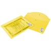 Папка-конверт с кнопкой STAFF, А4, до 100 листов, прозрачная, желтая, 0,12 мм, 226031 - фото 2617485