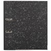 Папка-регистратор STAFF "EVERYDAY" с мраморным покрытием, 70 мм, с уголком, черный корешок, 227187 - фото 2617513