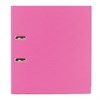 Папка-регистратор BRAUBERG с покрытием из ПВХ, 80 мм, с уголком, розовая (удвоенный срок службы), 227195 - фото 2617549