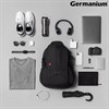 Рюкзак GERMANIUM "S-02" универсальный, с отделением для ноутбука, усиленная ручка, черный, 47х31х16 см, 226948 - фото 2617648