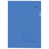 Папка-уголок с карманом для визитки, А4, синяя, 0,18 мм, AGкм4 00102, V246955 - фото 2617810