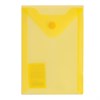 Папка-конверт с кнопкой МАЛОГО ФОРМАТА (105х148 мм), А6, желтая, 0,18 мм, BRAUBERG, 227319 - фото 2618130