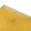Папка-конверт с кнопкой МАЛОГО ФОРМАТА (105х148 мм), А6, желтая, 0,18 мм, BRAUBERG, 227319 - фото 2618789