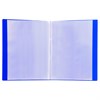 Папка 20 вкладышей BRAUBERG "Neon", 16 мм, неоновая, синяя, 700 мкм, 227451 - фото 2618820