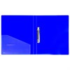 Папка на 2 кольцах BRAUBERG "Neon", 25 мм, внутренний карман, неоновая, синяя, до 170 листов, 0,7 мм, 227459 - фото 2618873