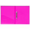 Папка на 2 кольцах BRAUBERG "Neon", 25 мм, внутренний карман, неоновая розовая, до 170 листов, 0,7 мм, 227458 - фото 2619162