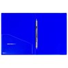 Папка с металлическим скоросшивателем и внутренним карманом BRAUBERG "Neon", 16 мм, синяя, до 100 листов, 0,7 мм, 227467 - фото 2619270