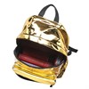 Рюкзак BRAUBERG GLOSSY универсальный, блестящий, светло-золотой, 41х32х14 см, 227094 - фото 2619362