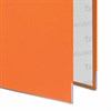 Папка-регистратор BRAUBERG с покрытием из ПВХ, 80 мм, с уголком, оранжевая (удвоенный срок службы), 227199 - фото 2619494