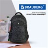 Рюкзак BRAUBERG DELTA универсальный, 3 отделения, "Element", черный, 47х31х16 см, 225289 - фото 2619562