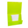 Папка на резинках BRAUBERG "Neon", неоновая, зеленая, до 300 листов, 0,5 мм, 227460 - фото 2619666
